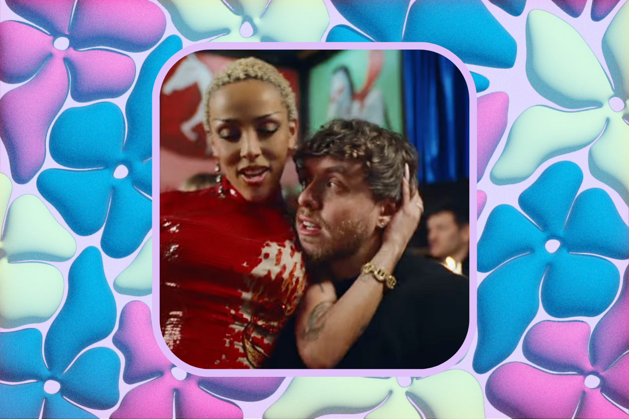 Doja Cat and Jack Harlow in the music video for \"Just Us\"