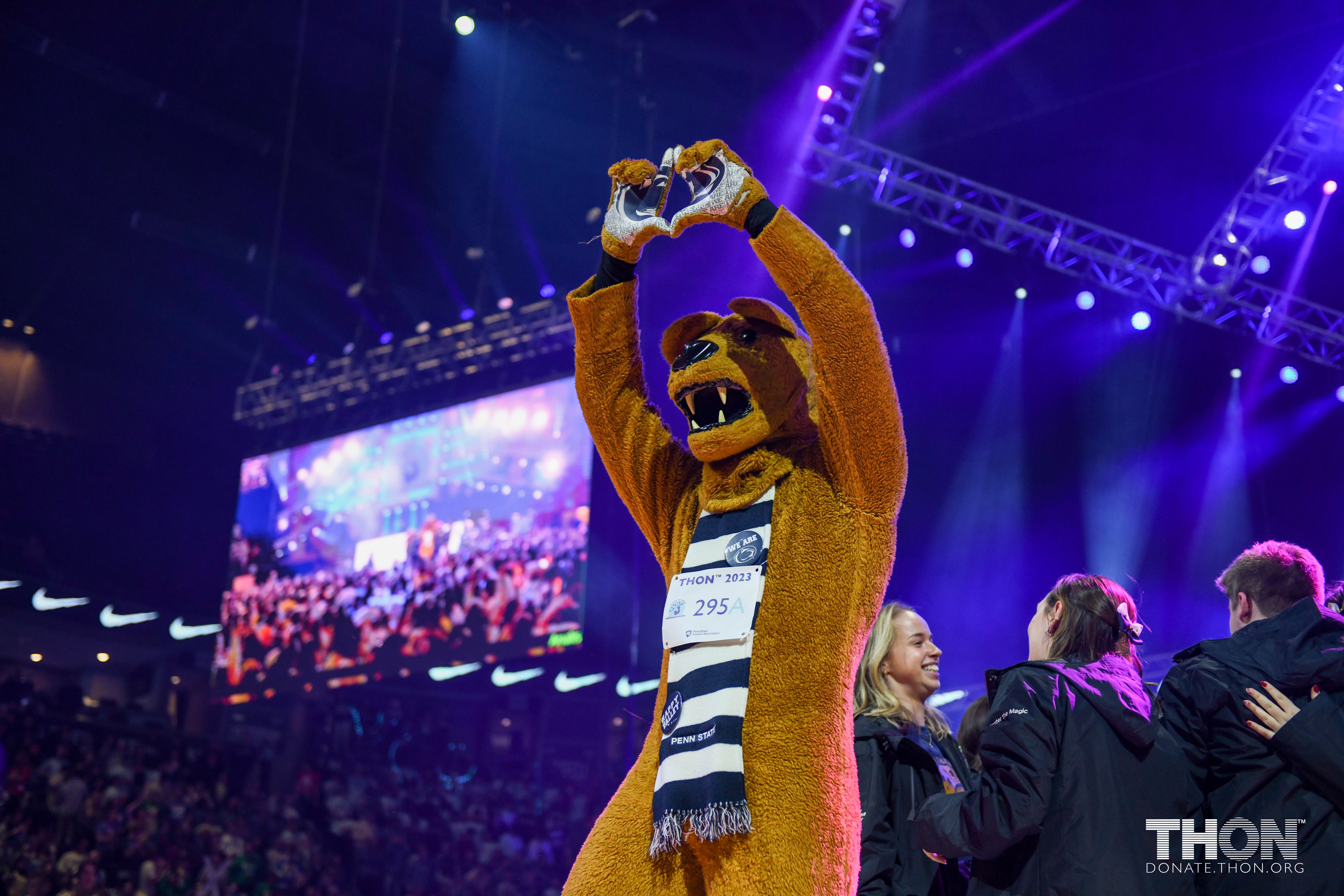 Nittany Lion at THON 2023