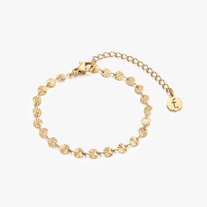 Flare & Co. Sunburst Chain Bracelet