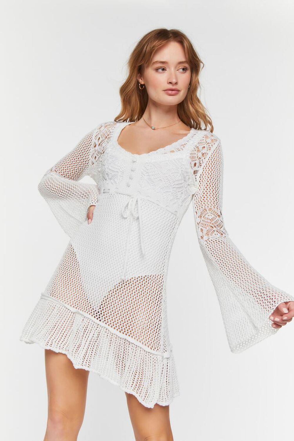 forever 21 white lace dress