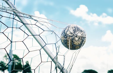 soccer goal in net