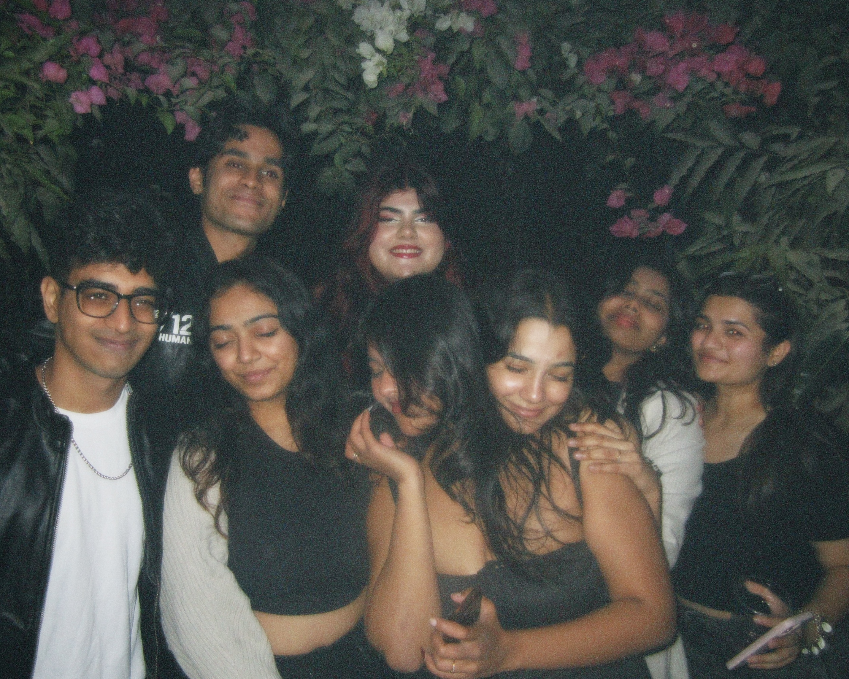 A group of friends at a party.