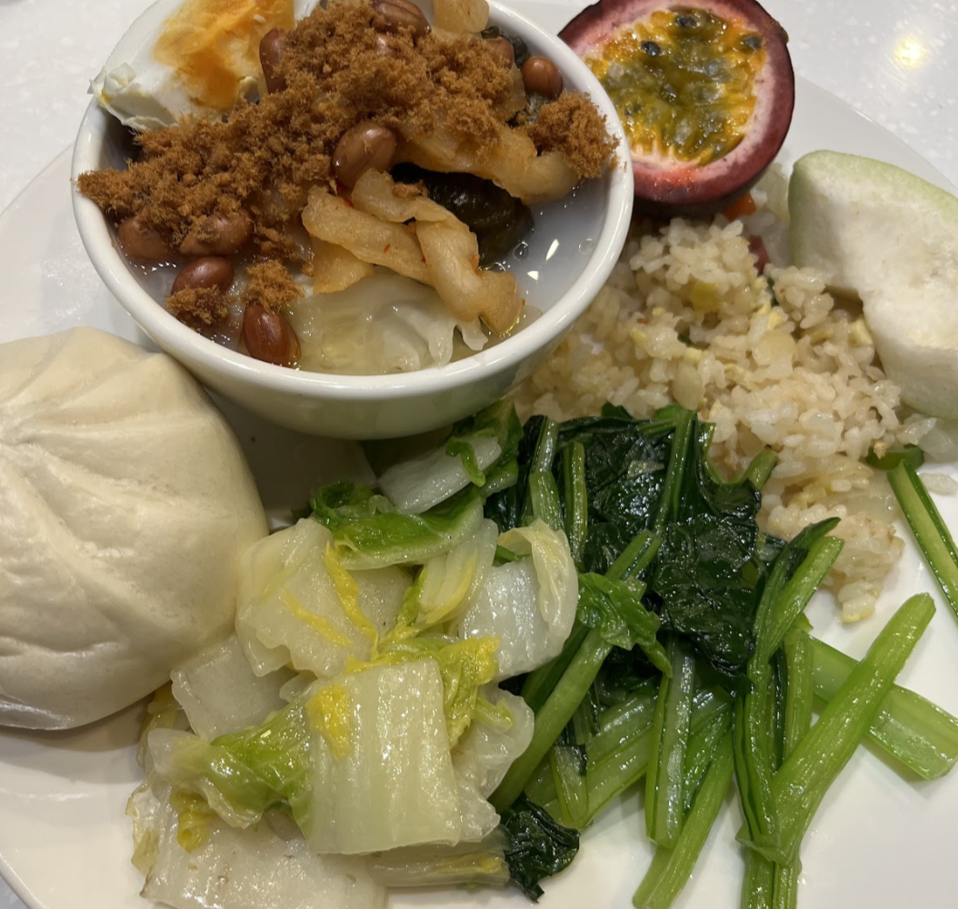 Taiwanese hotel breakfast