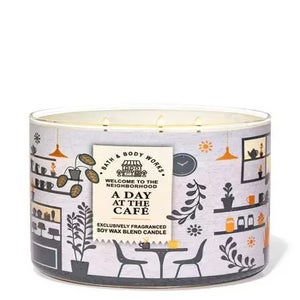 cafe fall candle