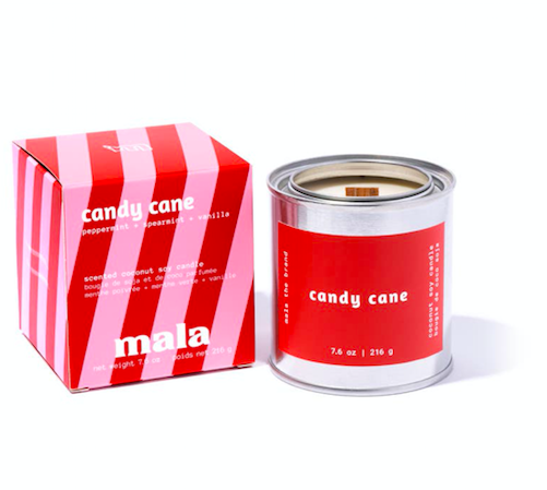 Candy Cane Candle