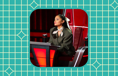 Ariana Grande on \'The Voice.\'