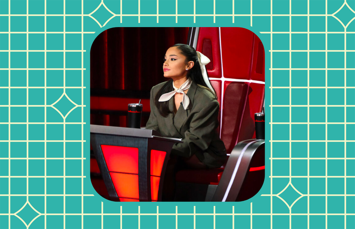 Ariana Grande on \'The Voice.\'