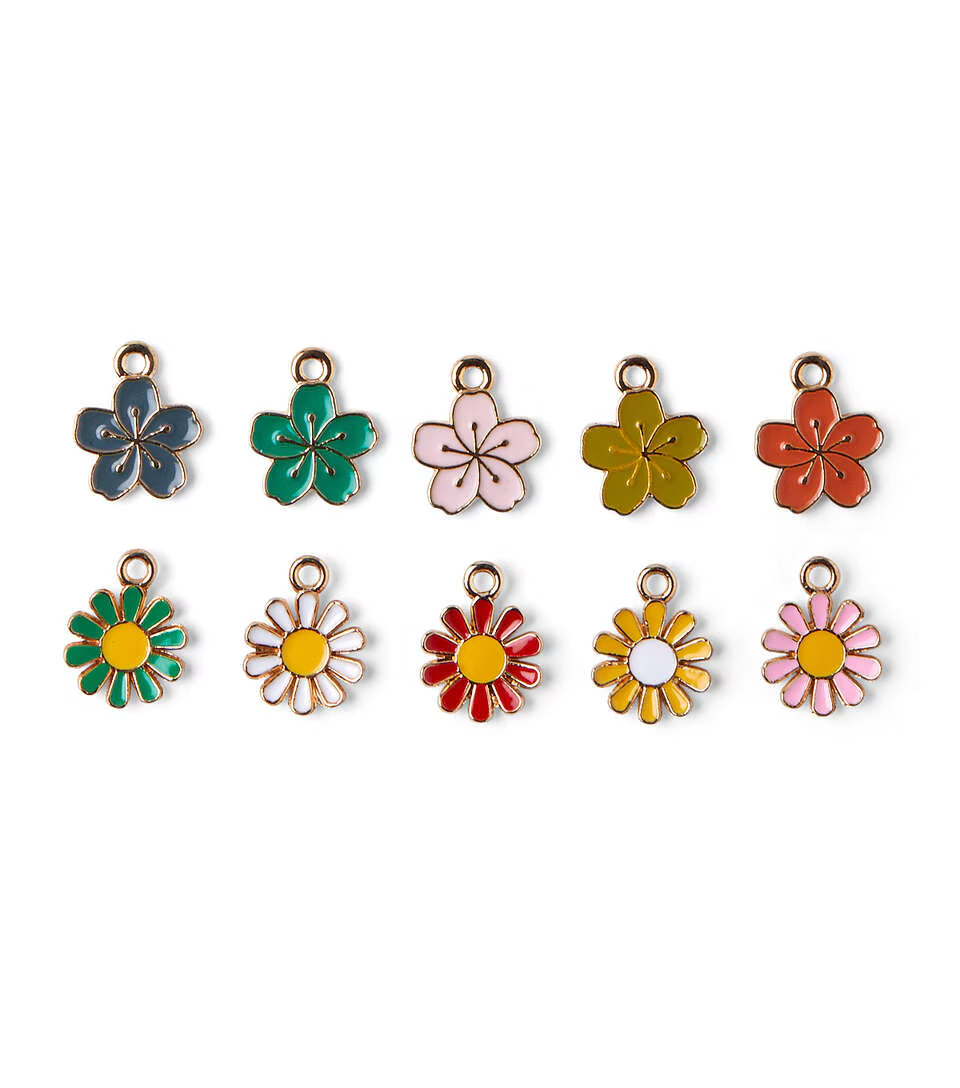 flower shoelace charms