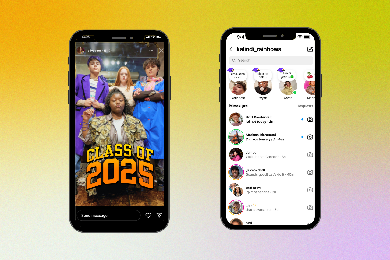 Instagram graduation features