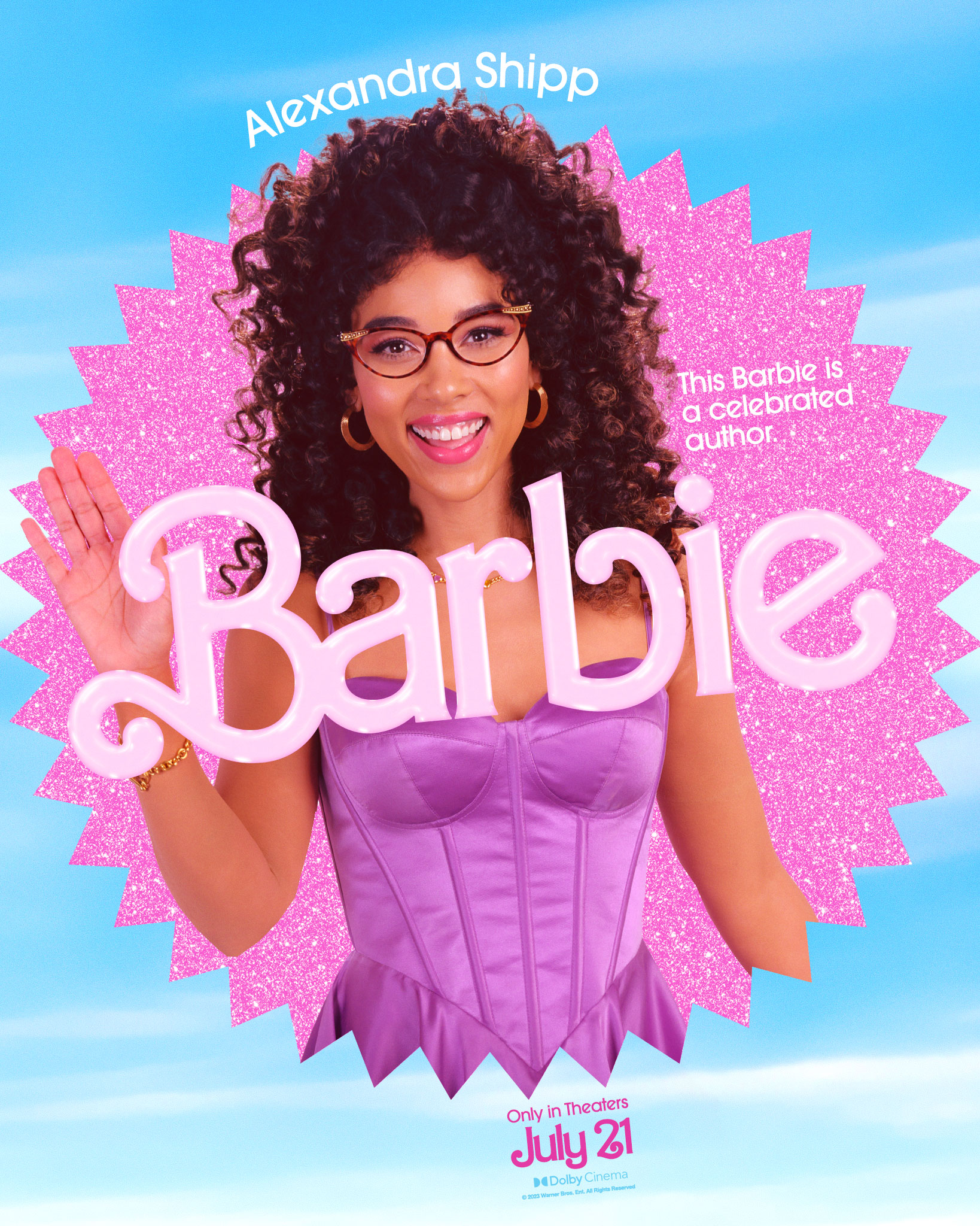 alexandra shipp in barbie movie