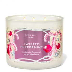 twister peppermint candle