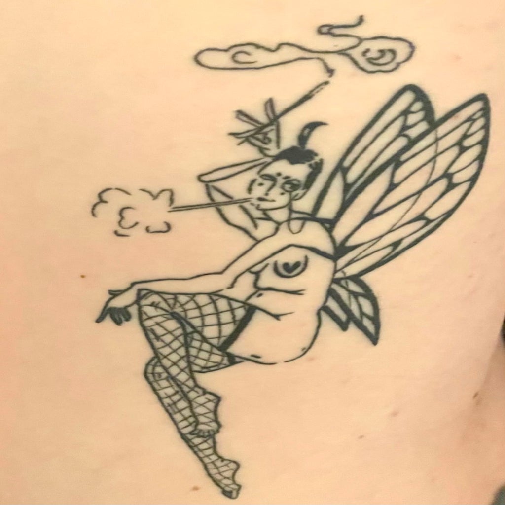 tattoo of fairy creature