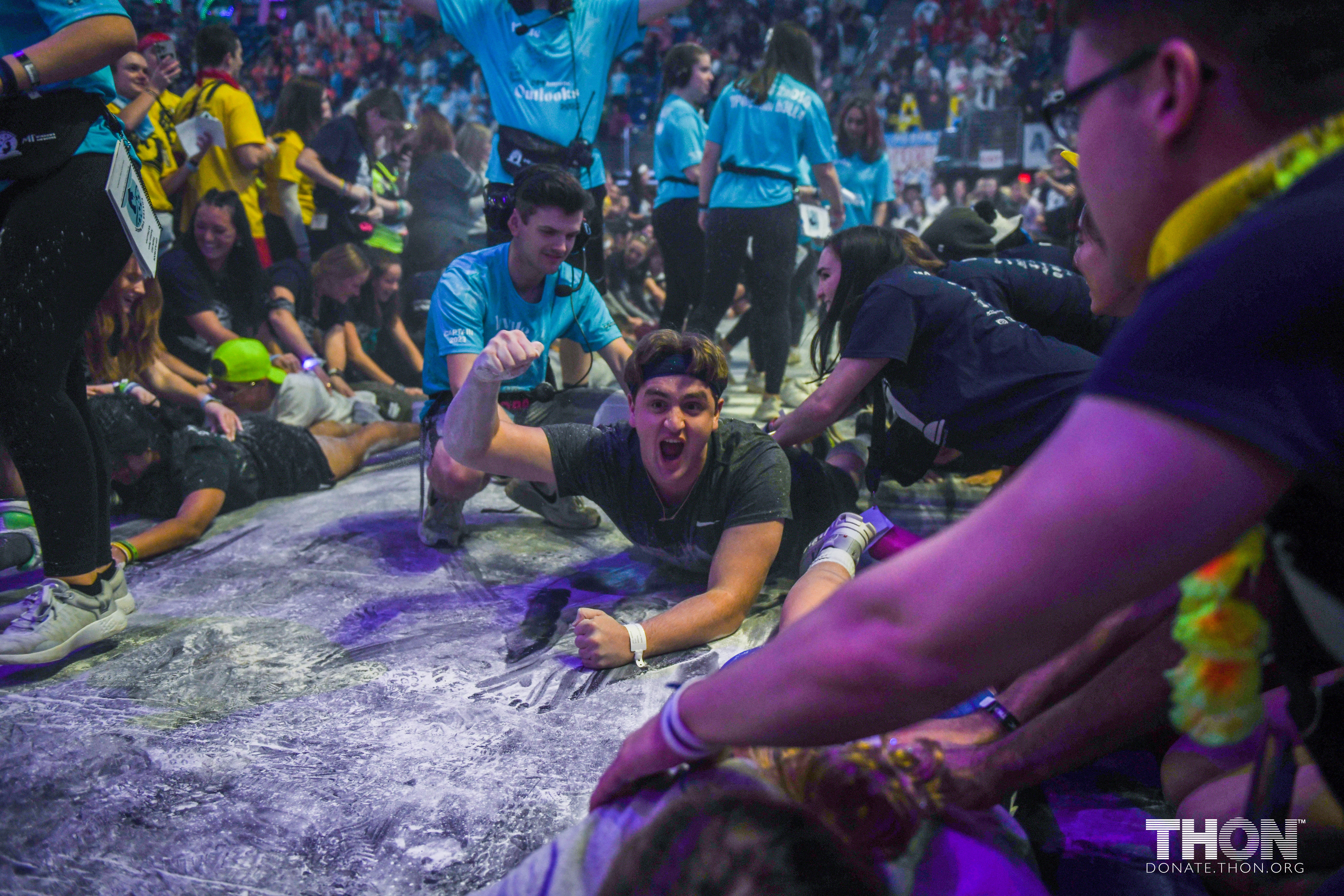 Slides of Strength during THON Weekend 2023