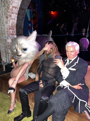 aubrey plaza, jared leto, and baz luhrmann at the 2023 met gala afterparty