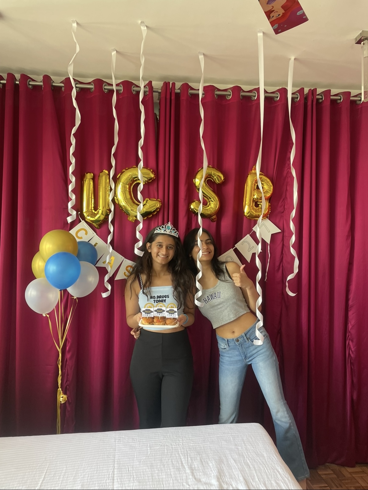 A picture of my best friend and I for an article I\'m writing about her.