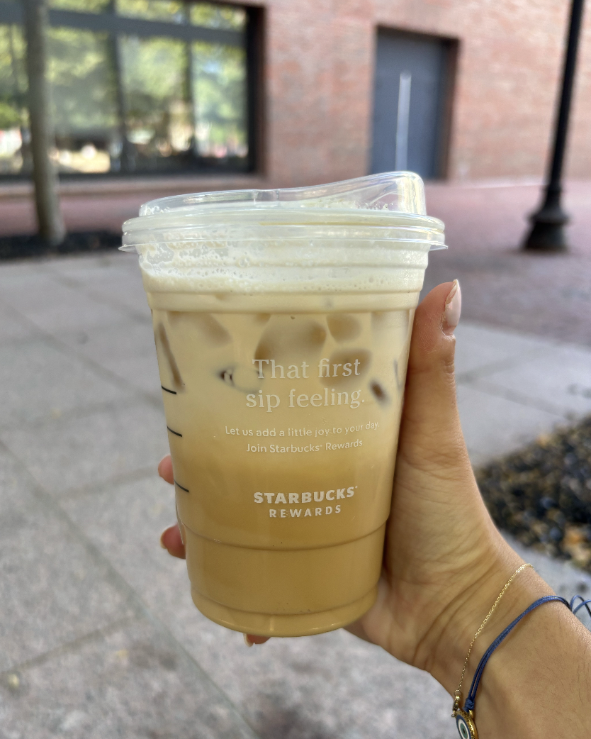 Starbucks Pecan Crunch Oatmilk Latte