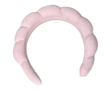 pink bubble versed headband dupe