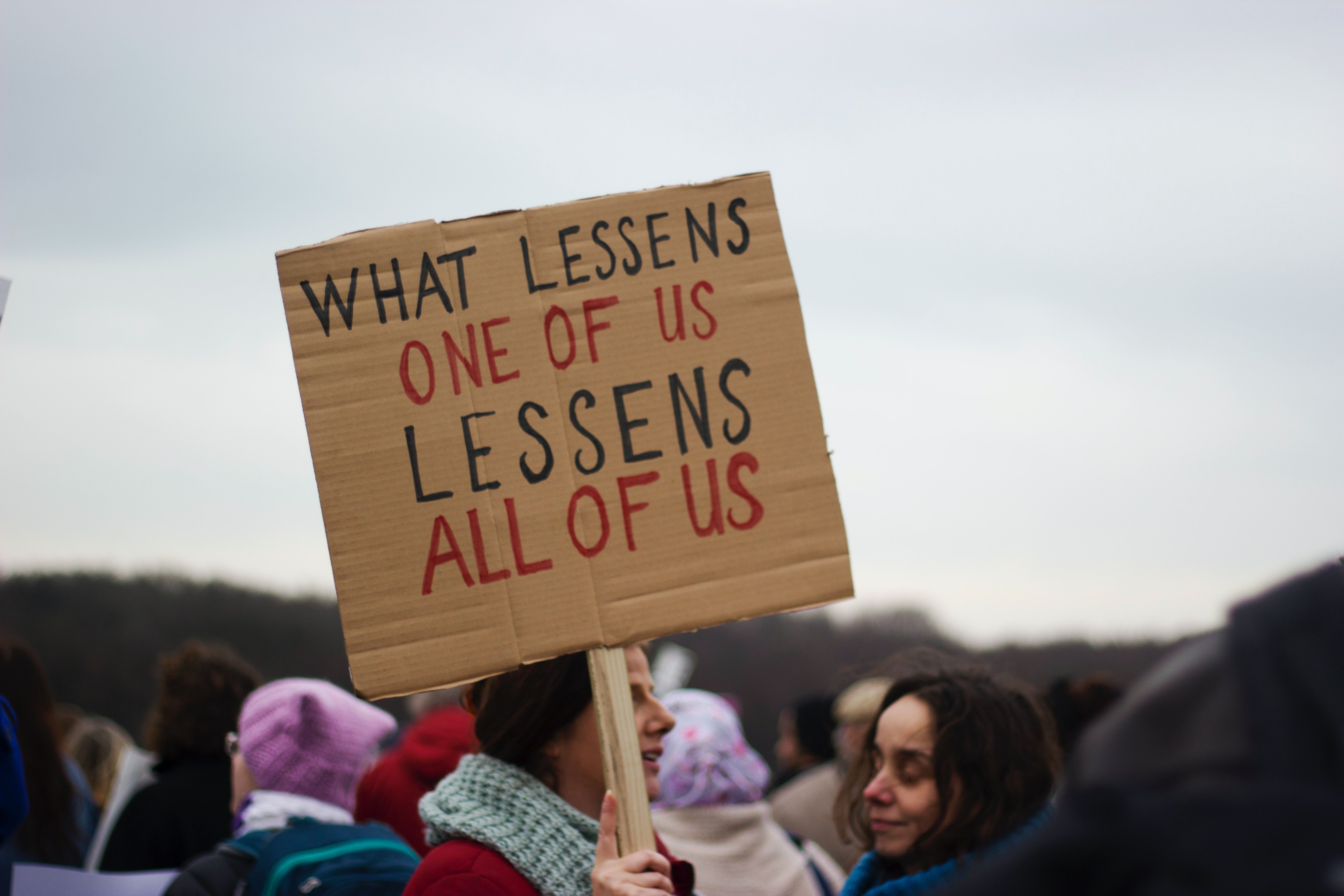 protest sign