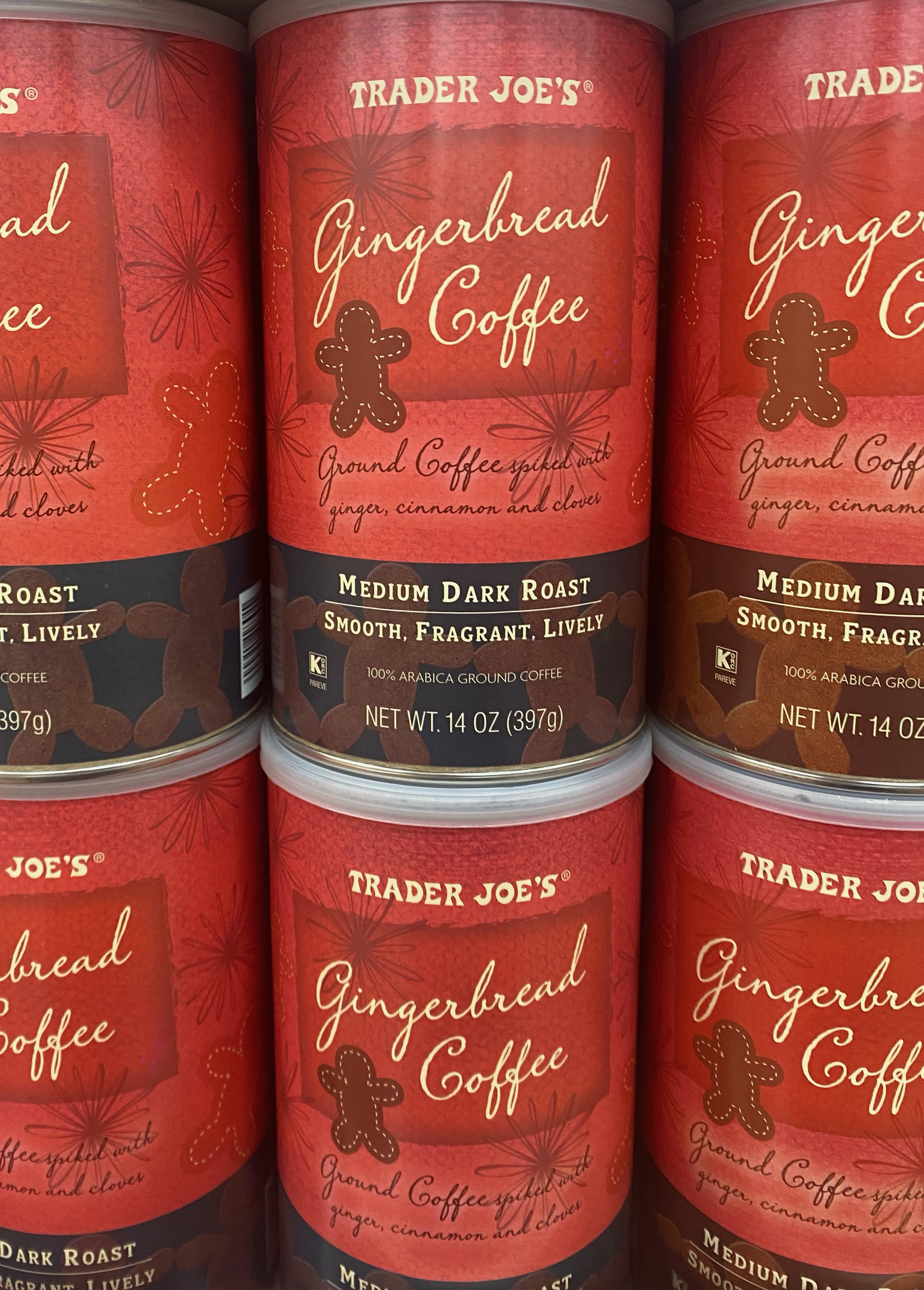 Gingerbread coffee from Trader Joes
