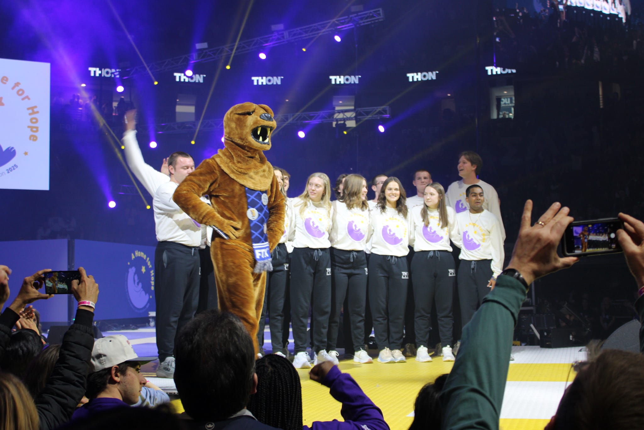 Nittany Lion and THON Executive Committee THON Weekend 2025