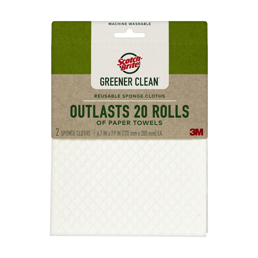 white reusable dish towels