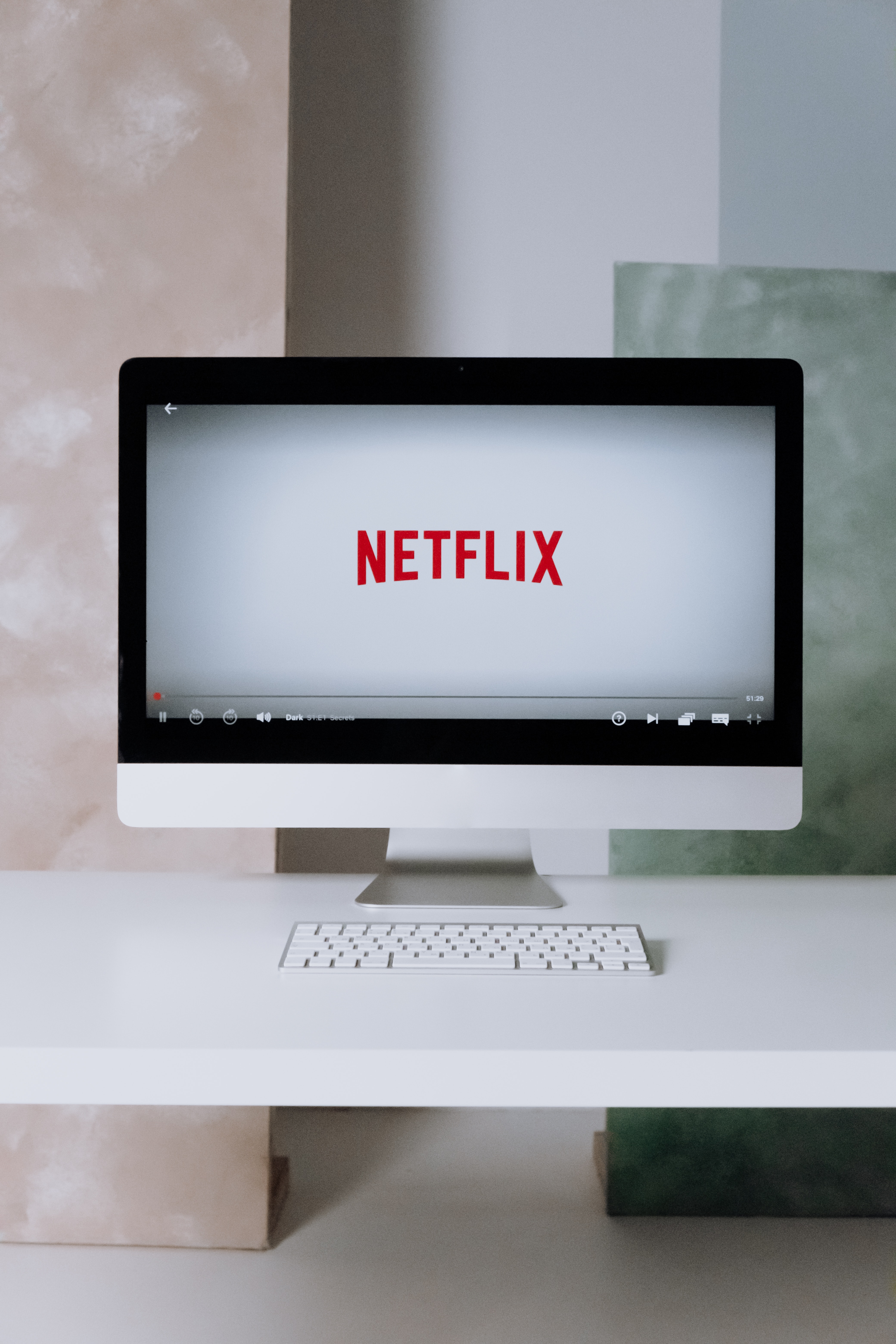 Netflix on an iMac