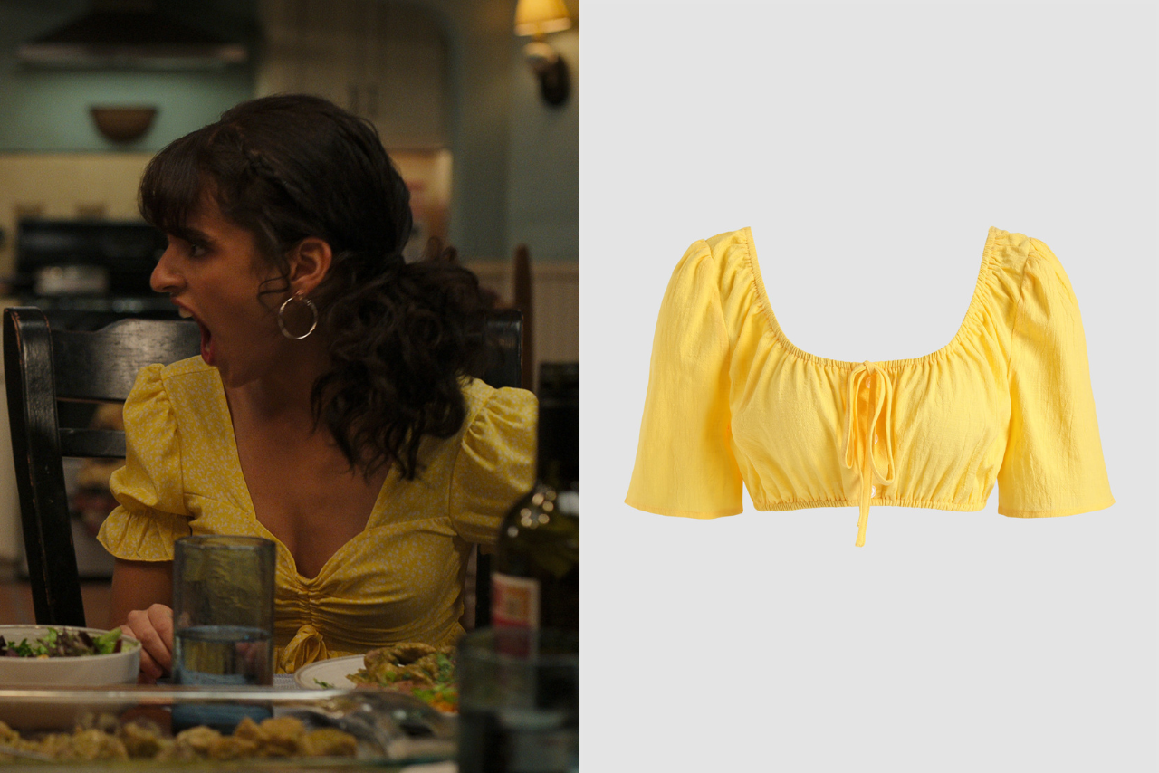 freeridge ines yellow shirt dupe