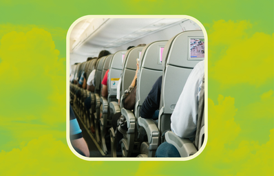 plane aisle and seats