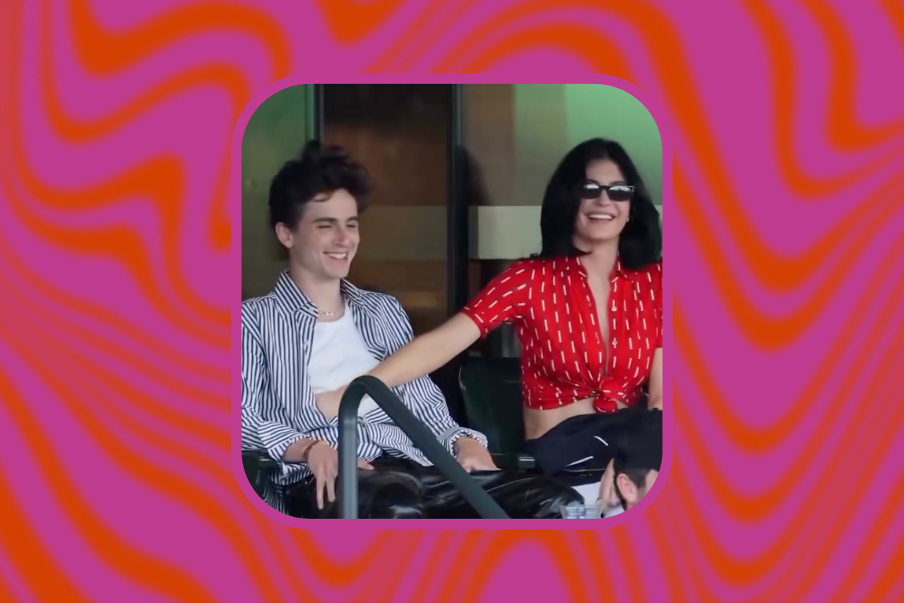 Timothée Chalamet and Kylie Jenner at the BNP Paribas Open