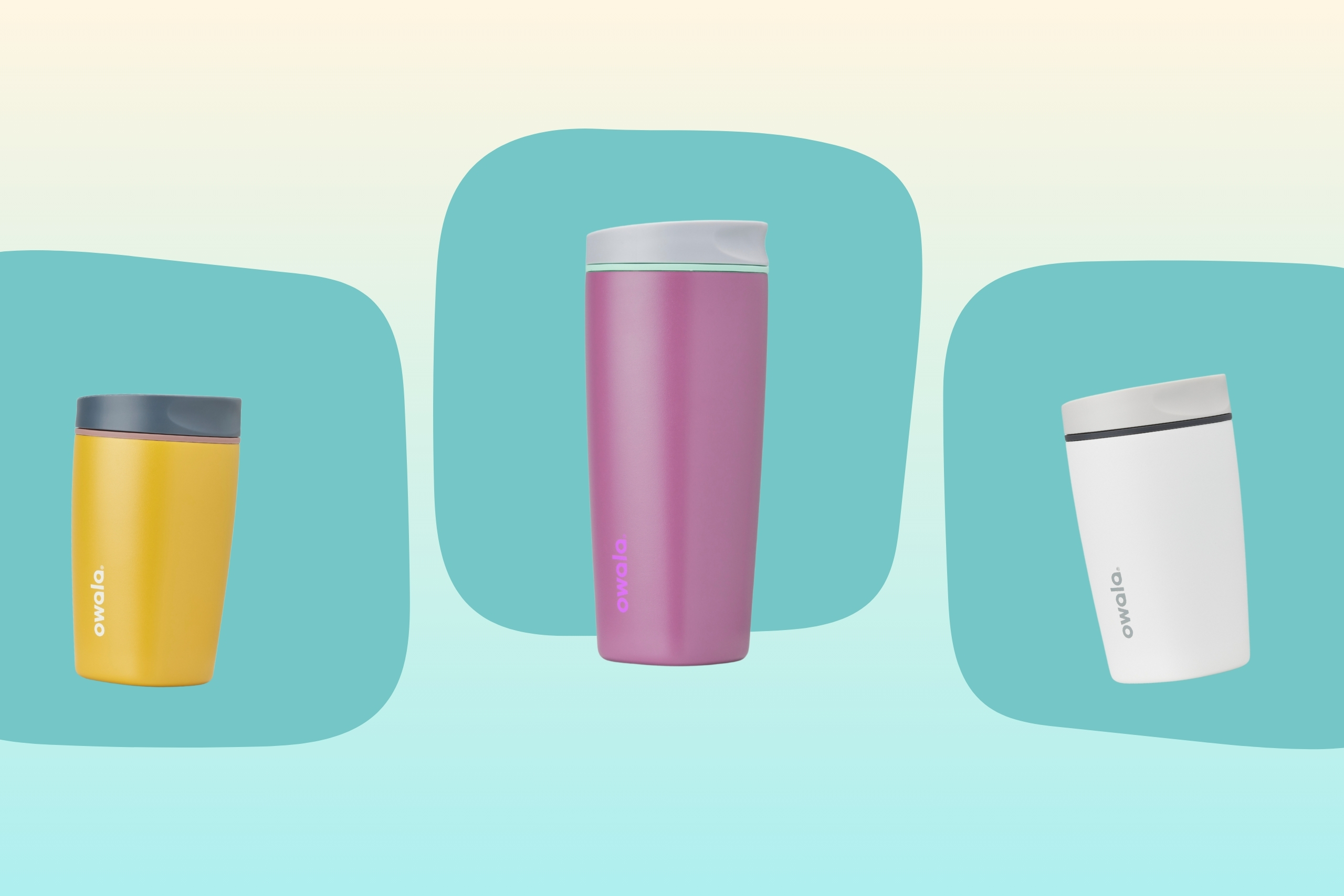 Photos of the Owala SmoothSip Slider.