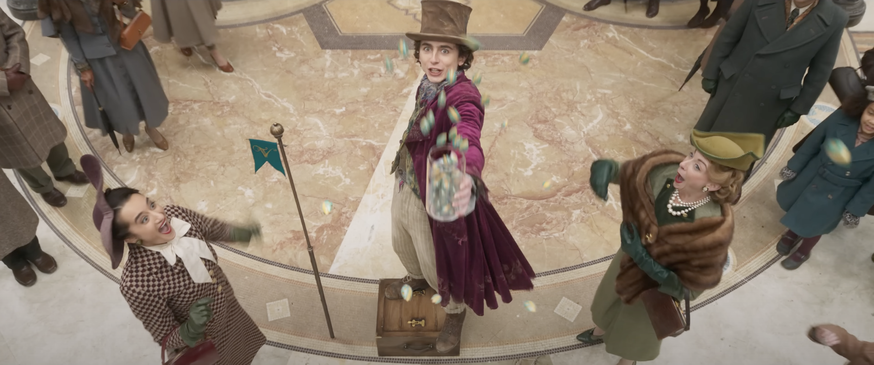 timothee chalamet in wonka