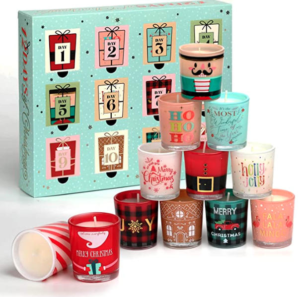 candle advent calendar