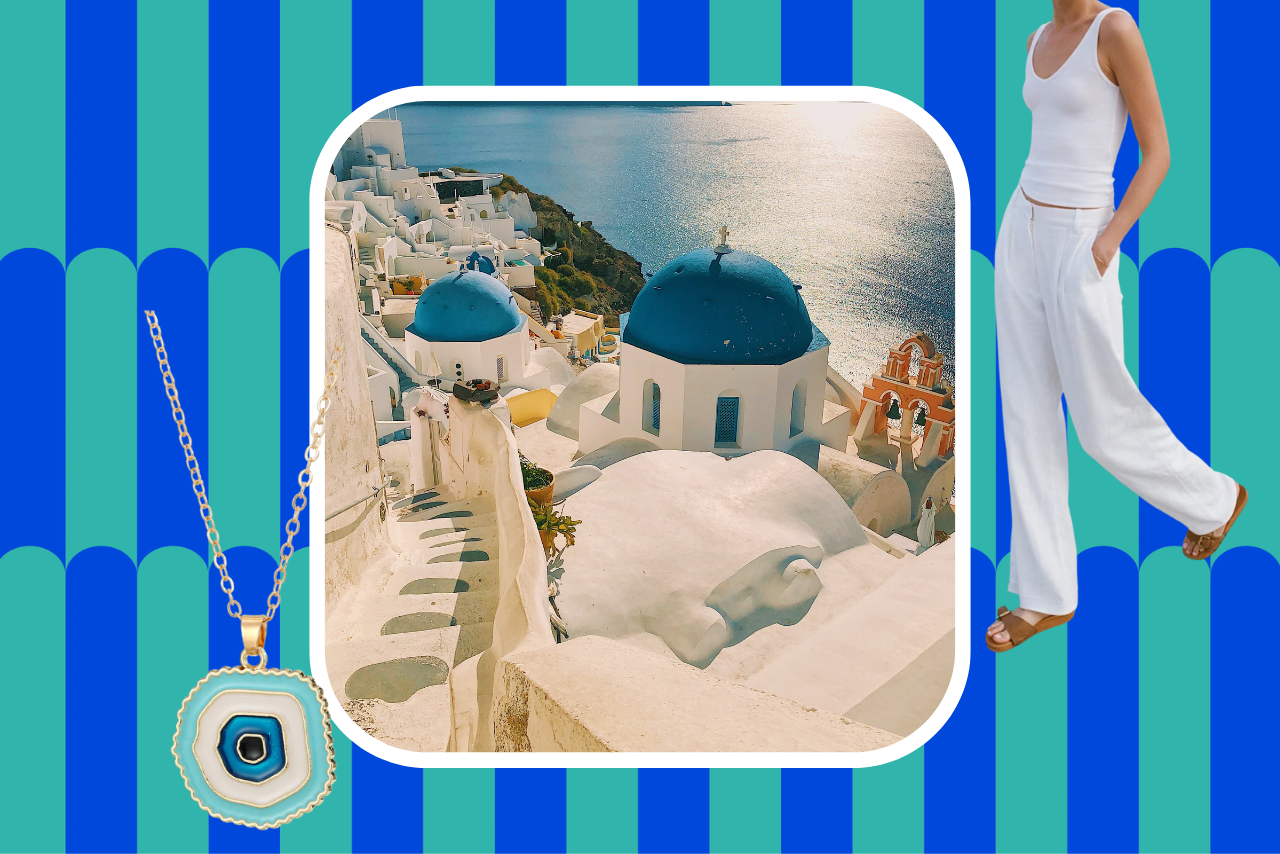 greece girl aesthetic