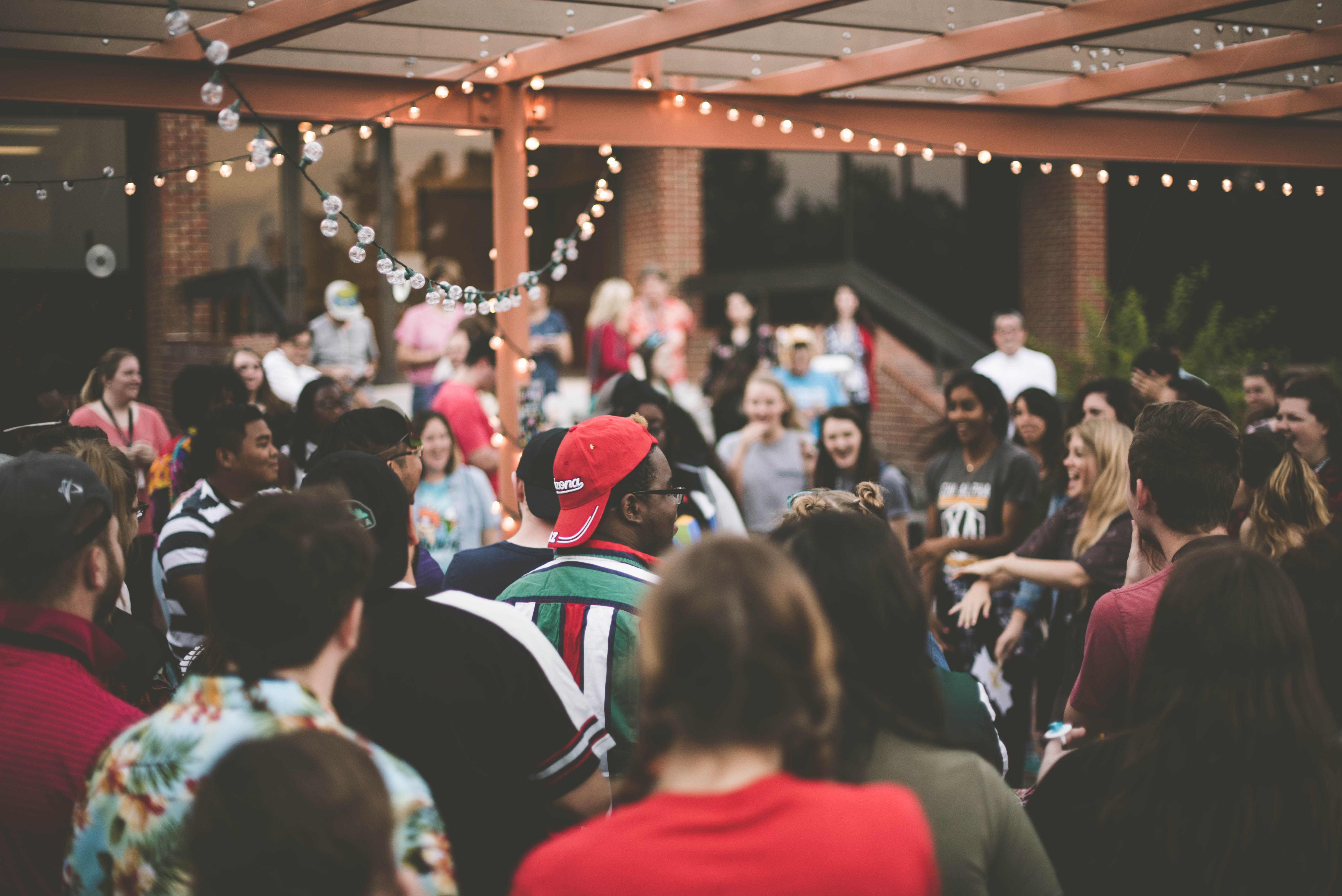 outdoor party by Unsplash Samantha Gades