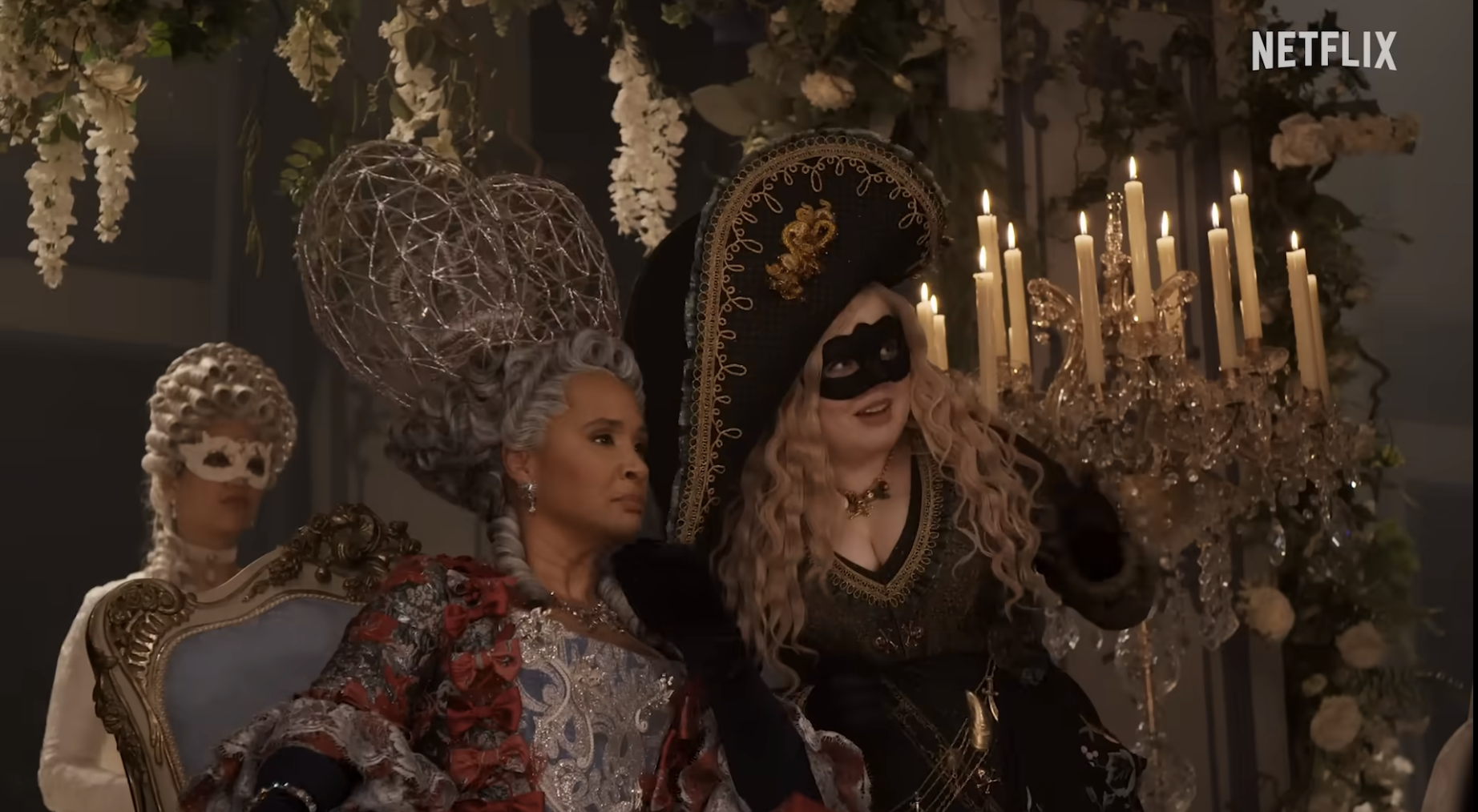 two women in costumes