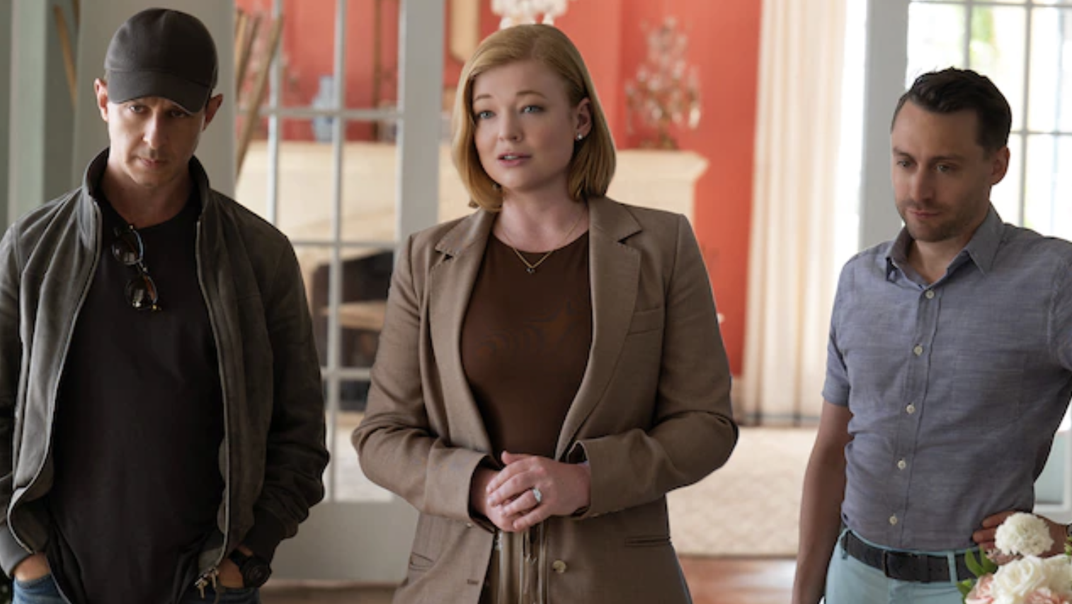 Succession characters Kendall, Shiv, and Roman Roy