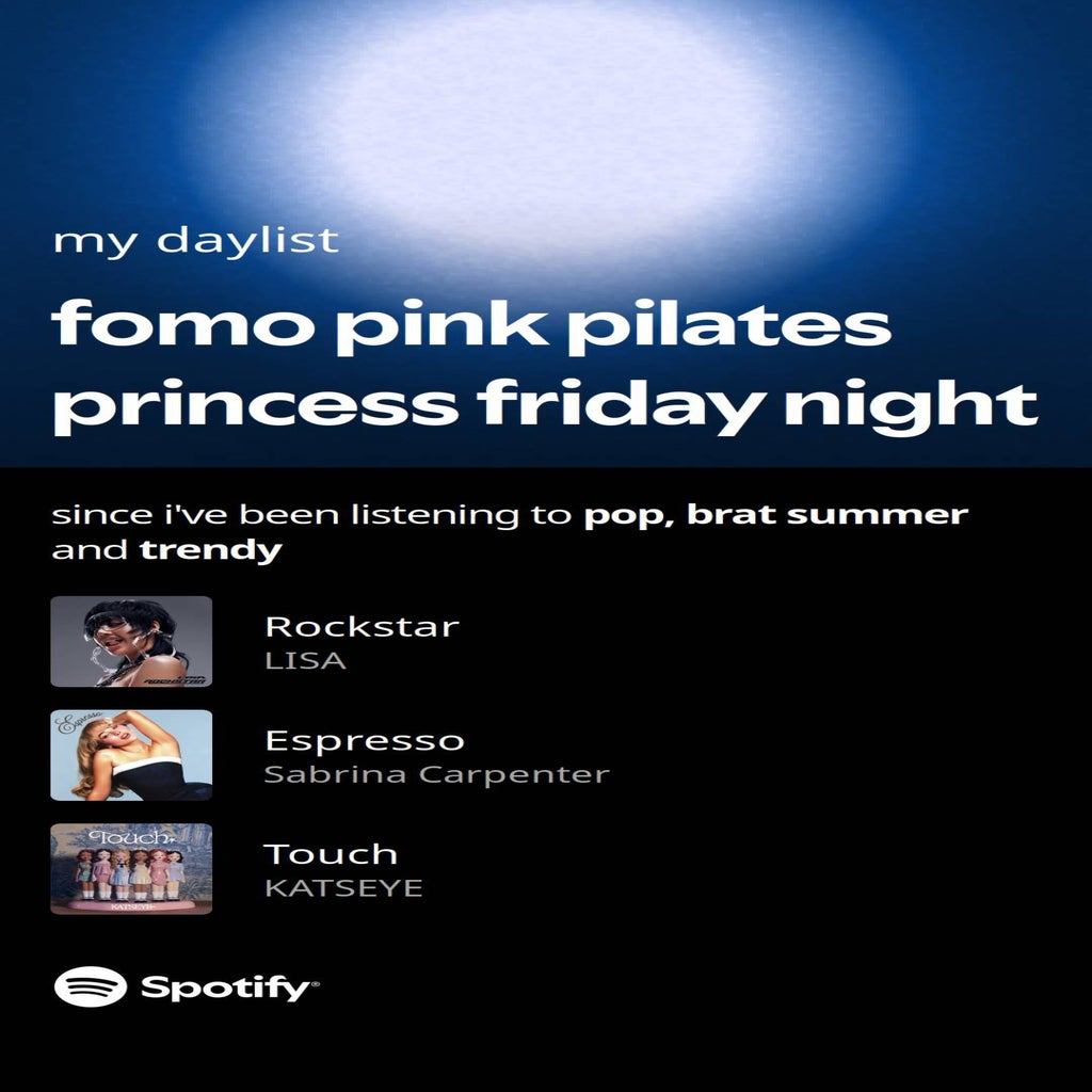 screenshot of spotify daylist