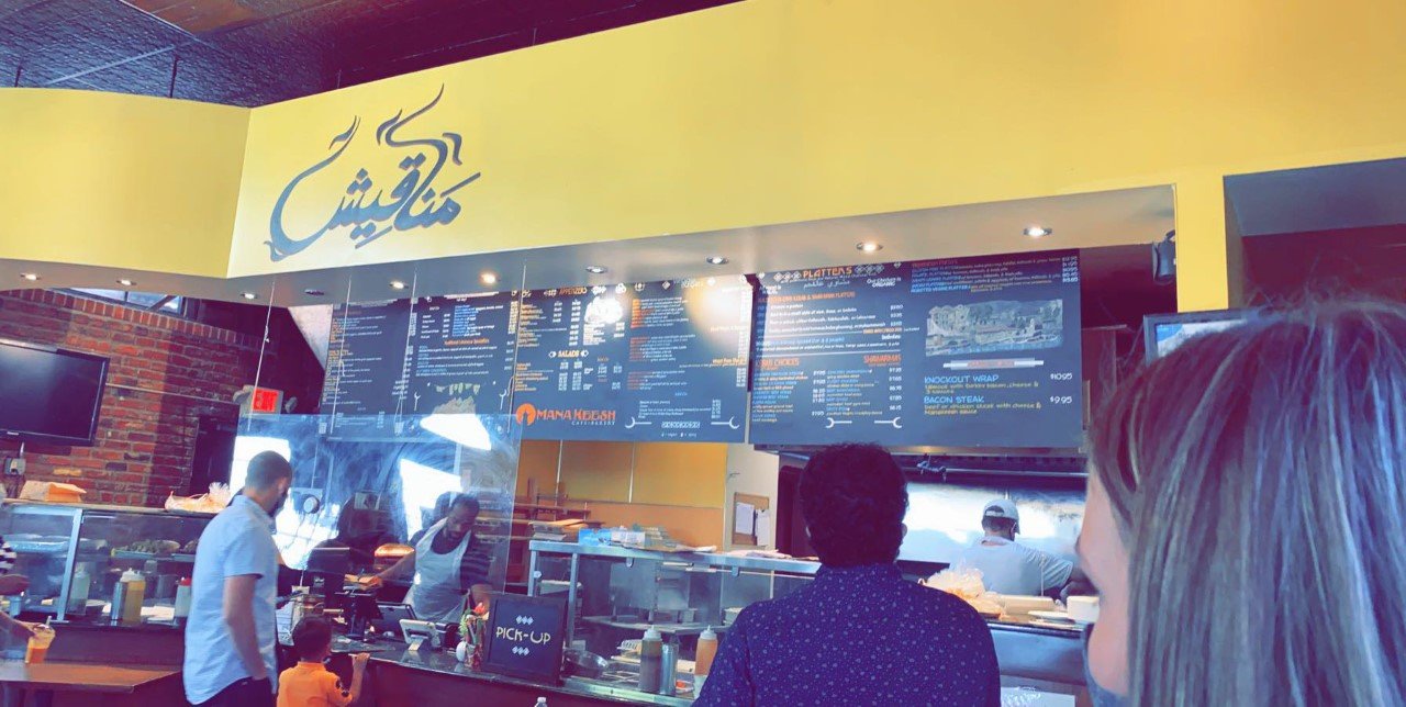 inside of a restaurant