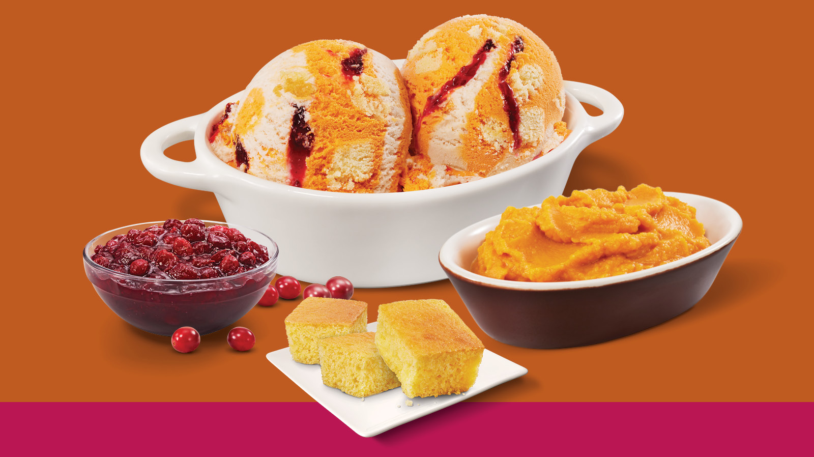 baskin robbins november flavor of the month \"turkey day fixin\'s\"