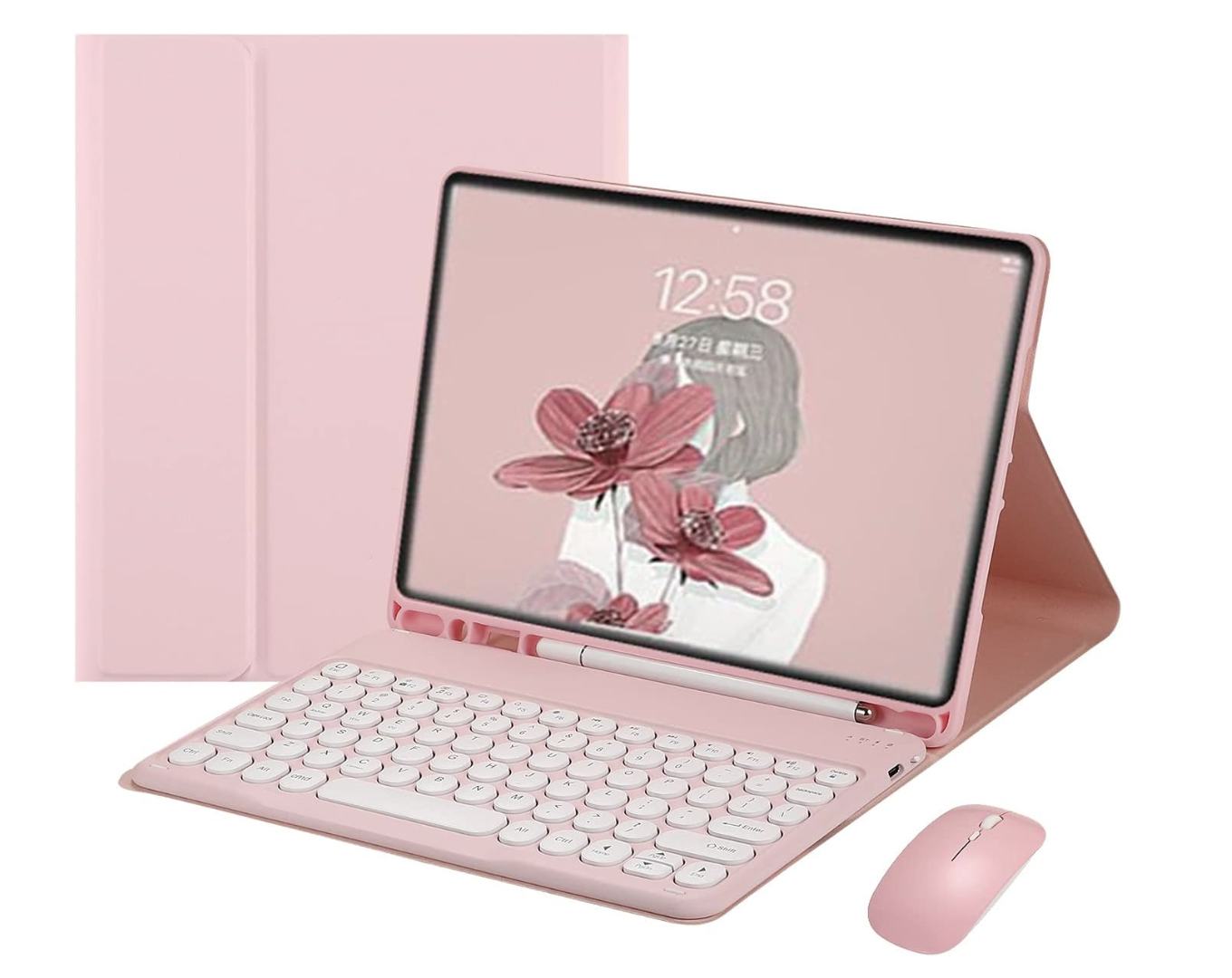 iPad 9 2021 10.2 inch iPad 8 iPad 7 Air 3 Pro 10.5 Keyboard Case with Mouse