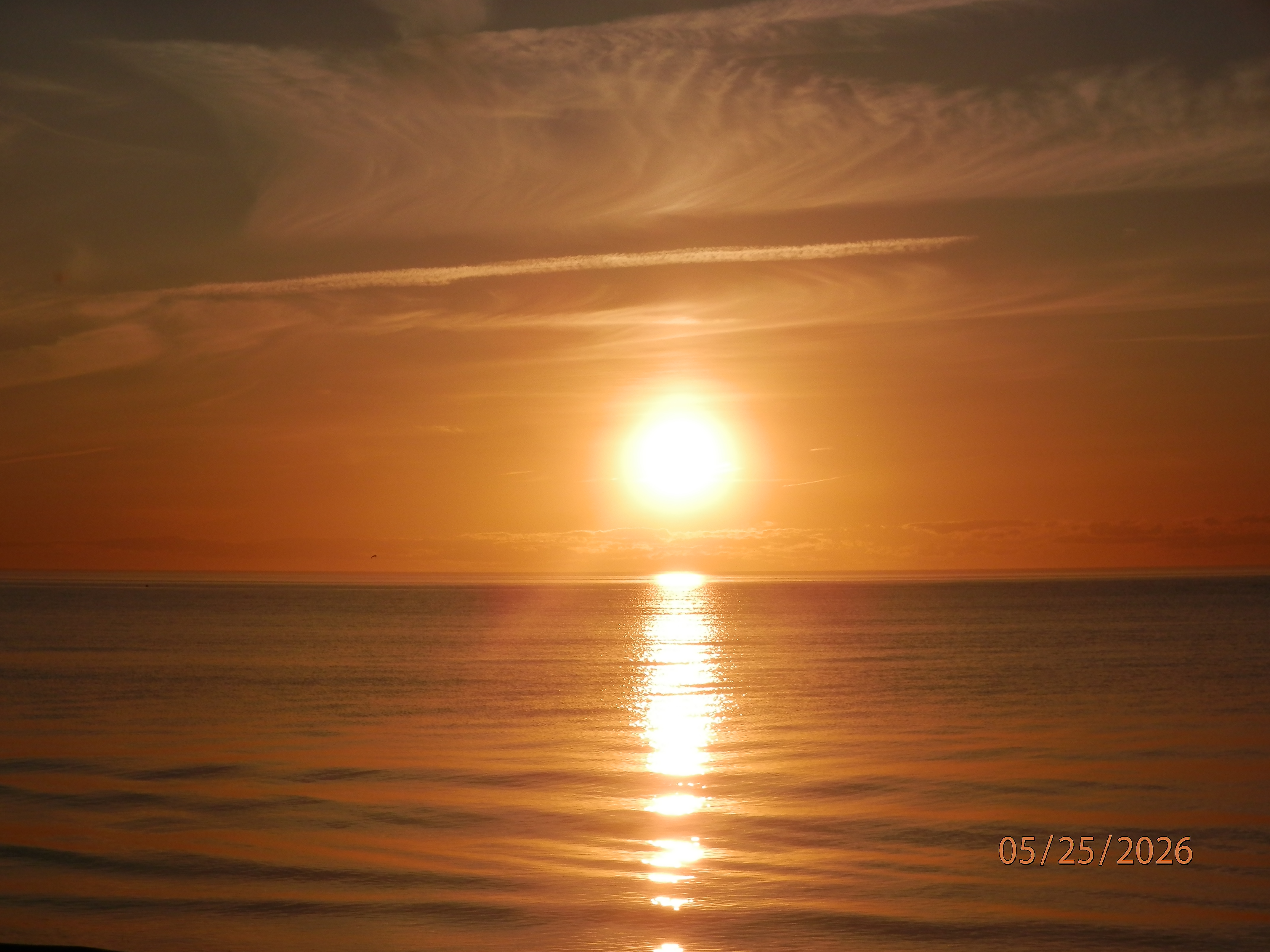 Sunset at beach