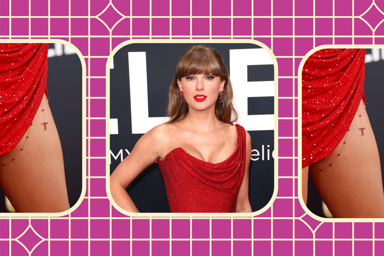 taylor swift thigh chain