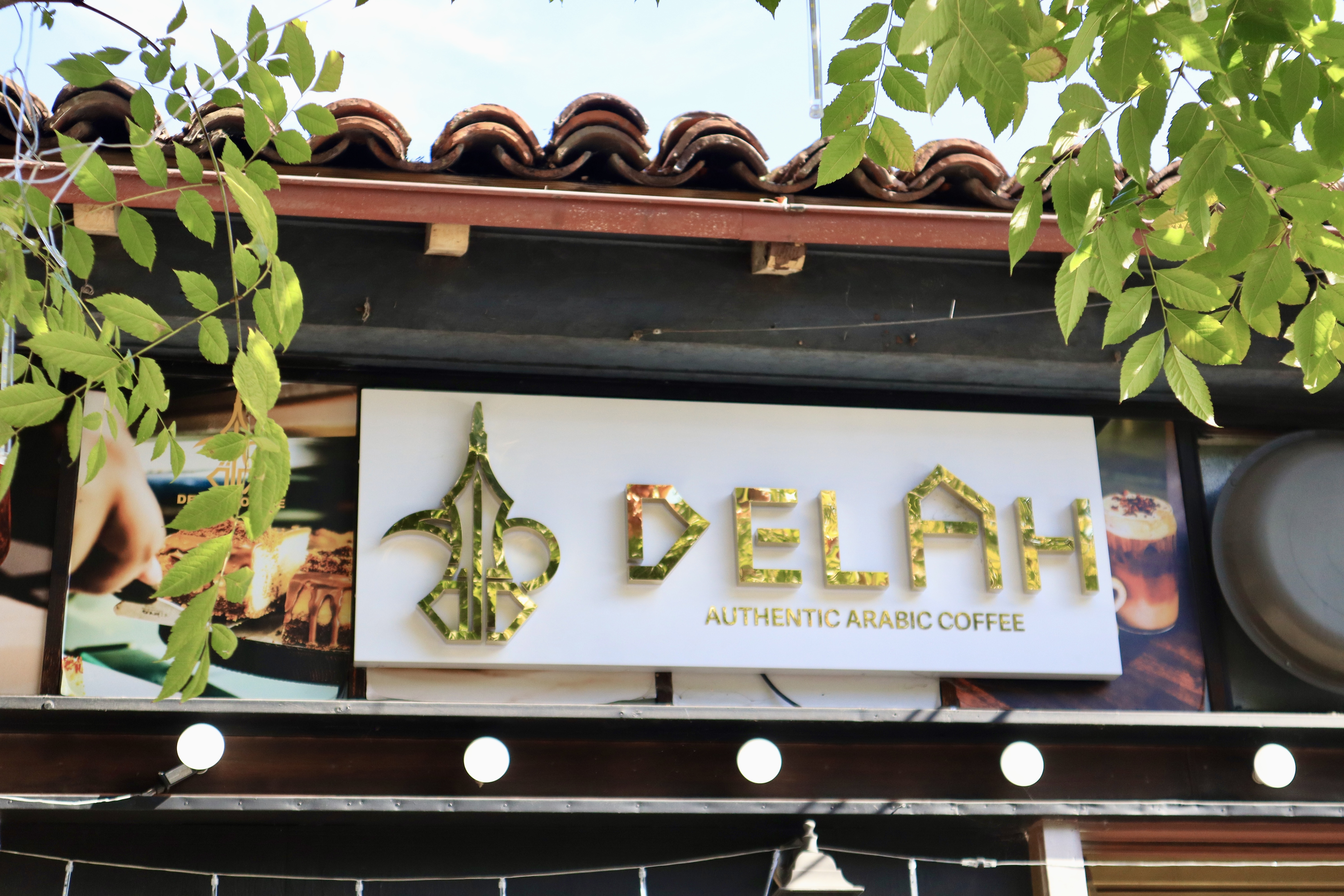 Delah Coffee sign