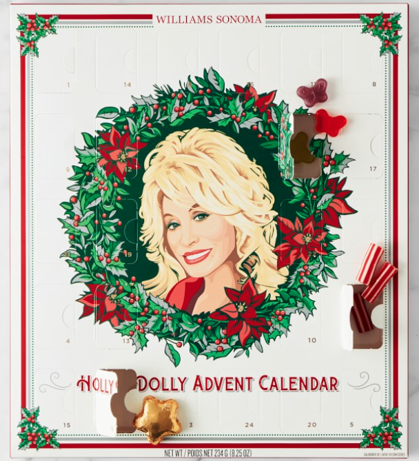 dolly parton advent calendar