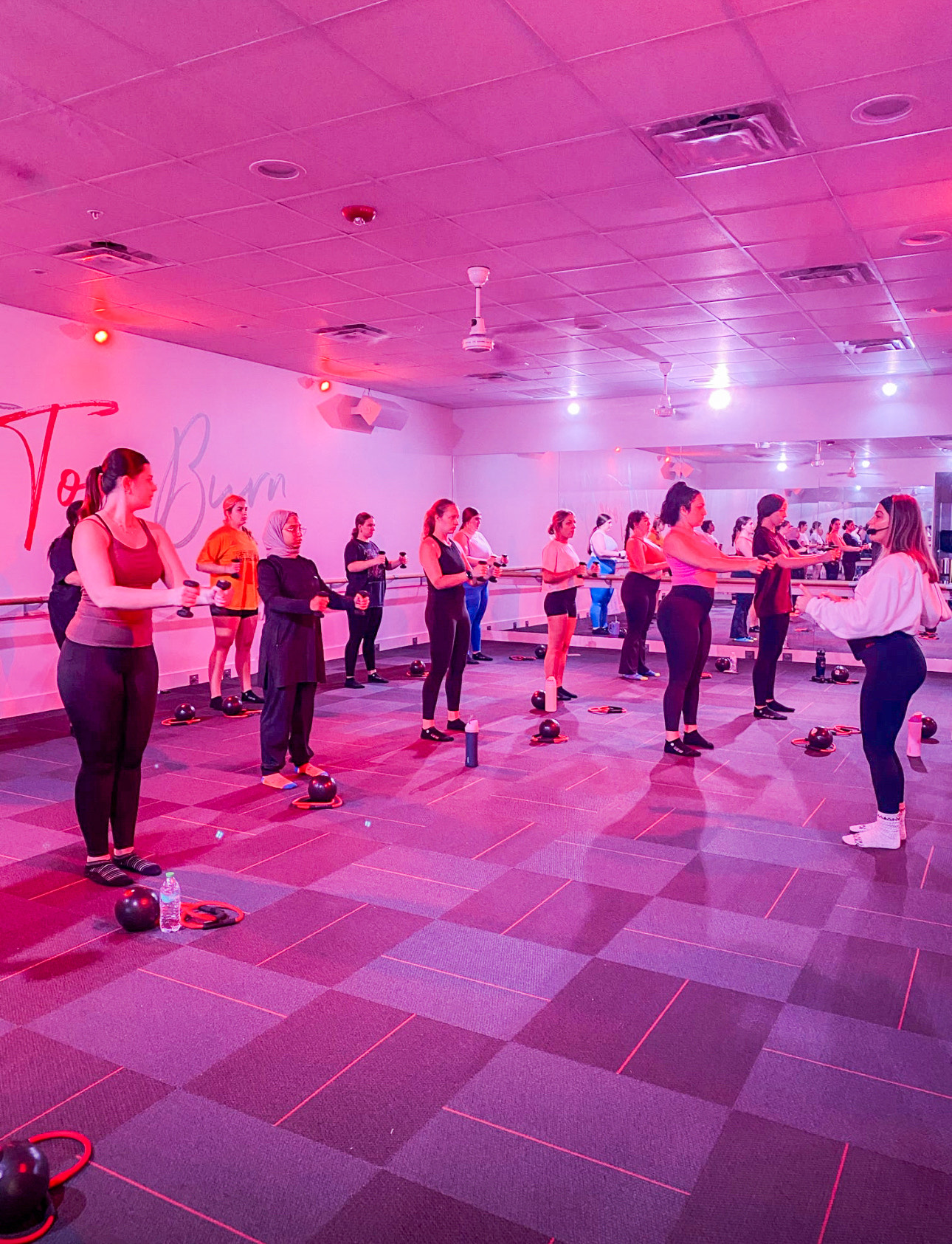 WVUCHAARG Weekly workout (ww) at Pure Barre in Spring 2025