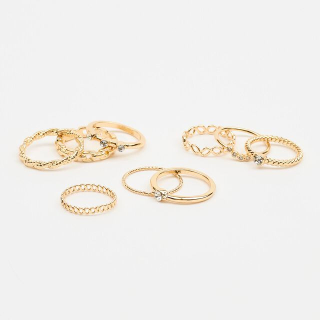 pile of gold rings