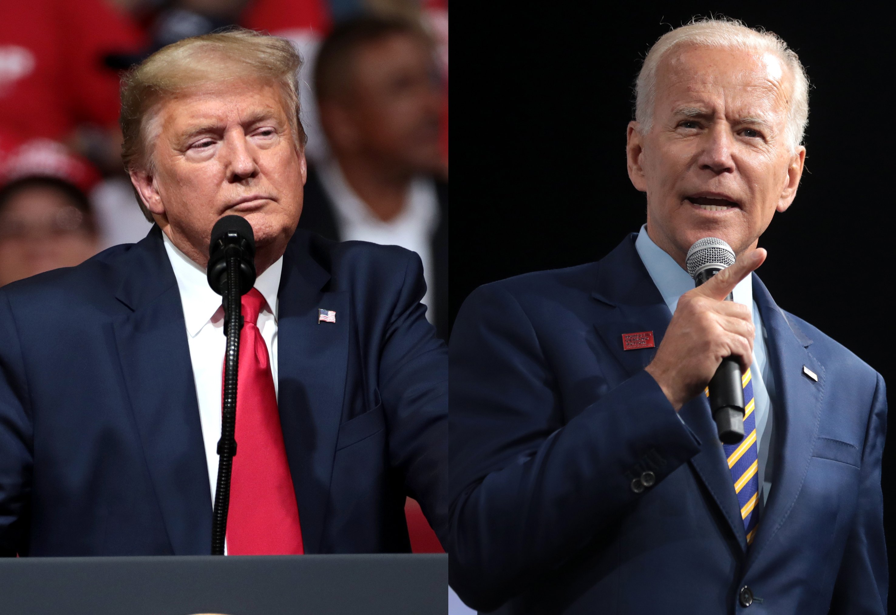 donald trump joe biden joe skidmore flickr