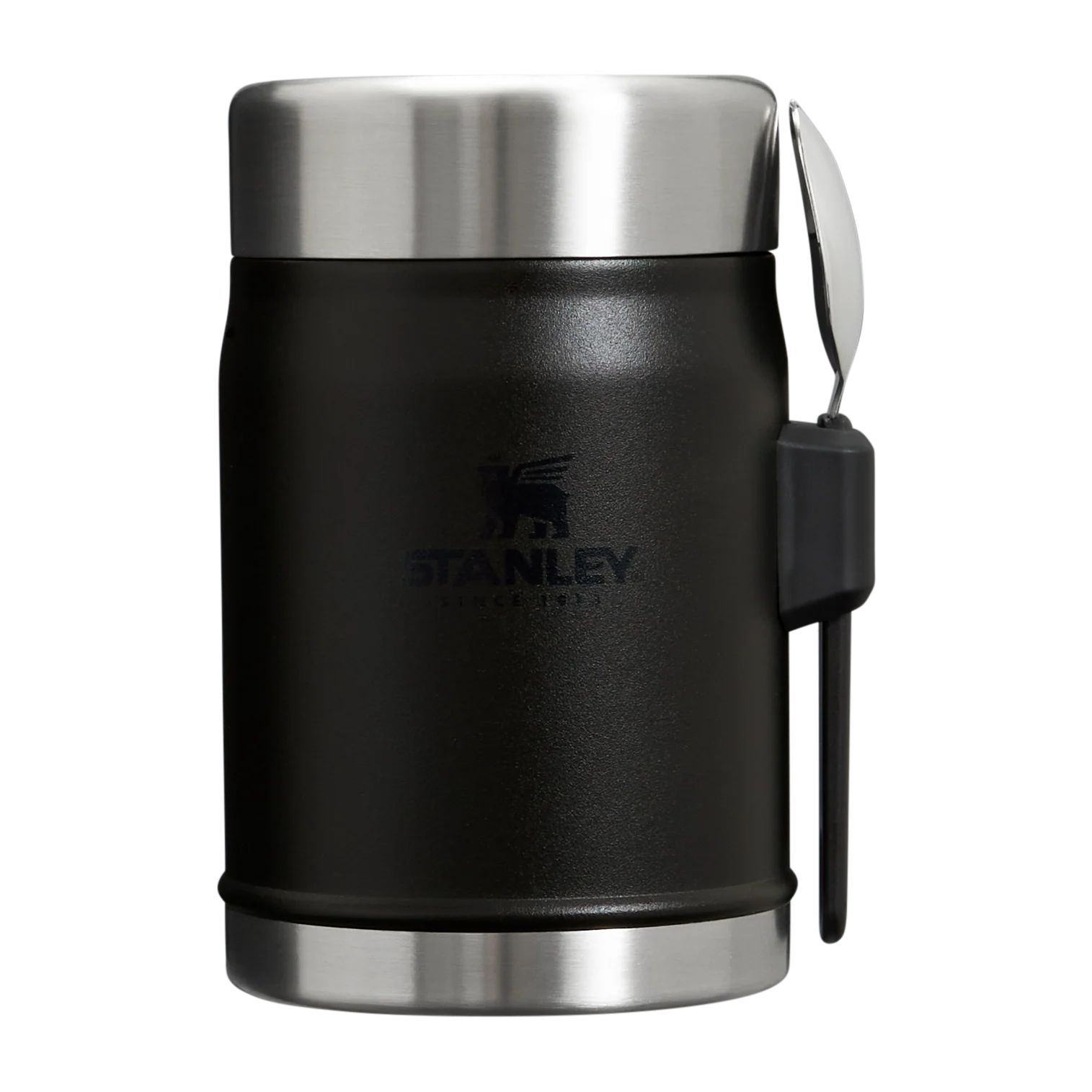 black 2.0 Classic Legendary Food Jar + Spork | 14 OZ