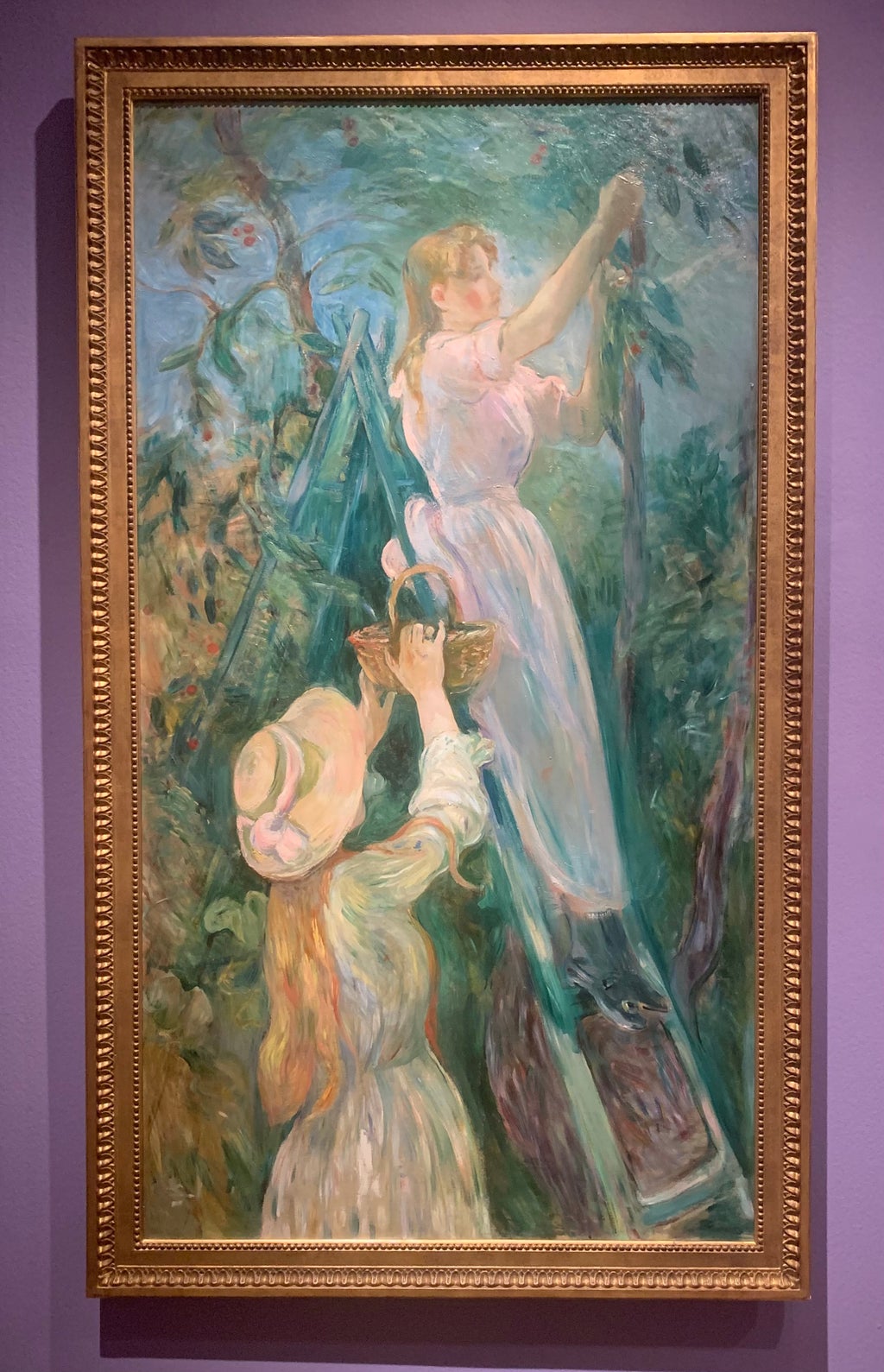 The Cherry Tree by Berthe Morisot (Maestras Exhibition)