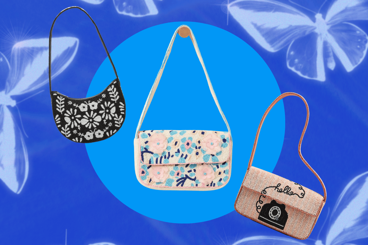 staud beaded bag dupes